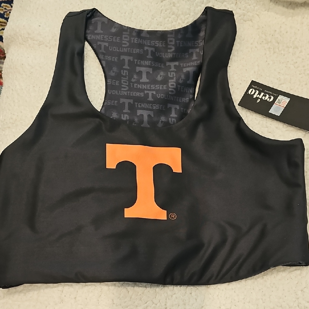 NWT Tennessee Vols Racerback Bra XL